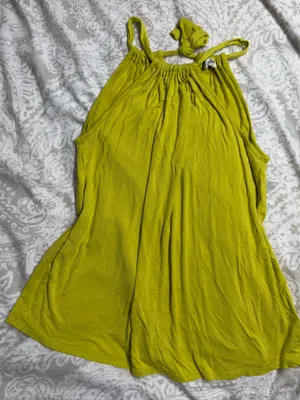 Loveappella Lime Halter Tank Top thumbnail 1