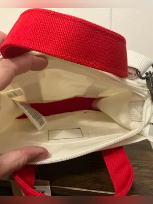 A Rare NWT Canvas Cotton Vans Lil Pergs Tote Bag Crossbody Handbag Bag thumbnail 4