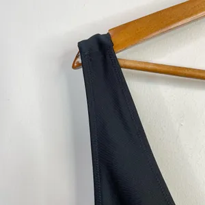 Aerie Black Minimalist Plunge One Piece Swimsuit Swim Suit womens S Long Tall thumbnail 5