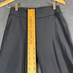 Old‎ Navy Active PowerSoft Extra High Rise Flare Leggings Black Womens Medium thumbnail 4