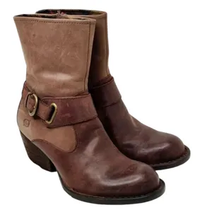 Brown Leather Boots by Born sz 6 thumbnail 1
