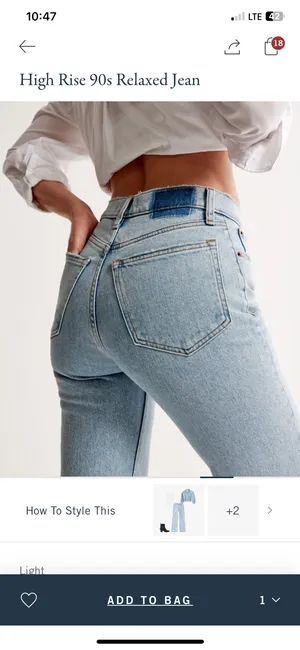 Abercrombie The 90s Relaxed Jeans thumbnail 7