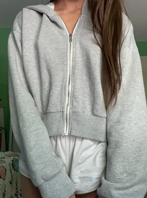 Brandy Melville Cropped Hoodie thumbnail 1