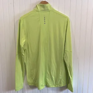 Puma cool cell lime green quarter zip jacket thumbnail 2