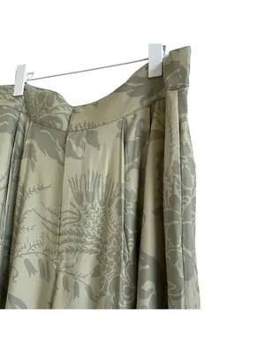 Ted Baker Wyntir Tailored Wide Leg Pants Mid Green Size 5 / US Large Tropical thumbnail 3