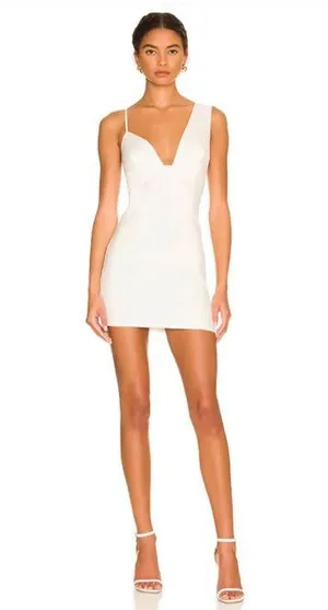 Superdown Ivory Mini Dress thumbnail 1