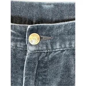 Lauren Ralph Lauren Velvet Corduroy Pants Women‎ 14 Gray Straight Leg Stretch thumbnail 3