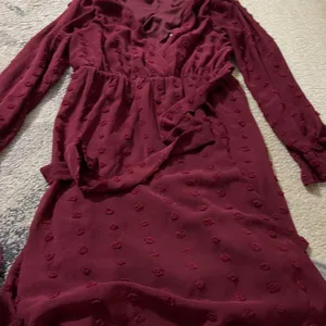 Baltic Born Paisley Dot‎ Midi Dress Burgundy Women's L thumbnail 8