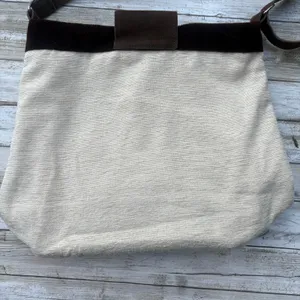 Earthbound Trading Co Purse Afghanistan Inspired Boho Leather Cotton Convertible thumbnail 6
