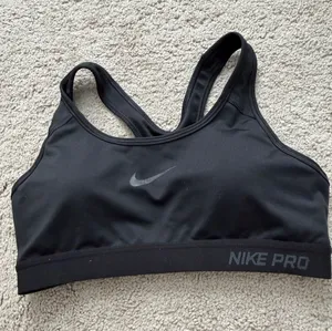 Nike Black Low-Impact Sports Bra with Racerback thumbnail 1