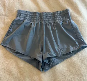 Aerie OFFLINE blue flowy shorts thumbnail 1