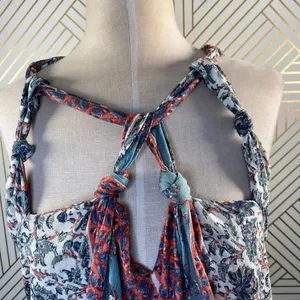 Free People‎ Floral Paisley Knot Halter Top thumbnail 2