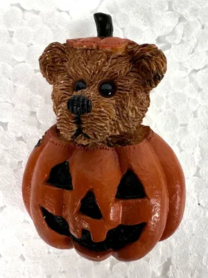 Boyds Bears Trick or Treat Halloween Pin Jack O Lantern thumbnail 1