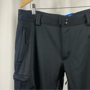Slalom Women's XL Softshell Black Ski Snow Pants Winter Cargo Snowboard thumbnail 12