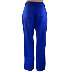 WeWoreWhat Danielle Bernstein Blue Widet Leg High Waisted Trousers Dress Pants 2 thumbnail 3