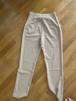 Lulus Kick It Beige High-Waisted Trouser Pants thumbnail 4