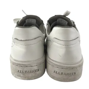 AllSaints VIX Women;s White Leather Low Top Athletic Trainers Sneakers Shoes 7 thumbnail 3