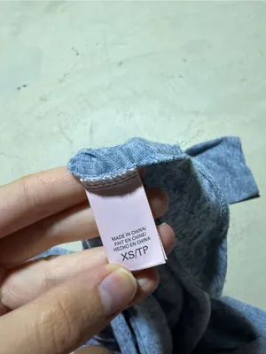 Victoria’s Secret Heather Blue Long-Sleeve pajama Top XS thumbnail 8