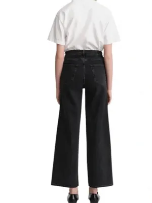 Toteme Flare Fit Jeans in black grey wash 23 thumbnail 3