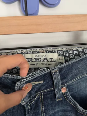 Ariat 26 Real Perfect Rise Bootcut Jeans Stryker Western Rodeo Festival Mid Rise thumbnail 2