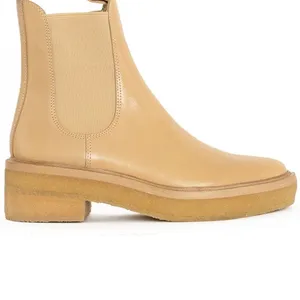 Loeffler Randall Raquel Khaki Crepe‎ Sole Chelsea Boot Womens Size 5.5 thumbnail 4