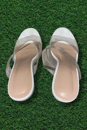 Wedge Platform Sandals White Size 9 thumbnail 4