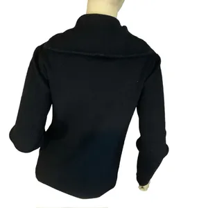 Vtg 1990'S Lauren Ralph Lauren Equestrian Bishop Silk & Wool Zipper Cardigan (M) thumbnail 4
