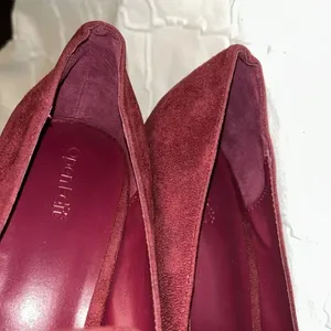 Open Edit in Red Cranberry Slip on Platform Pump Shoes(Size 9.5M) thumbnail 7