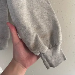Vintage Jerzees Gray Dog Lover Crewneck Sweatshirt Retro Neutral 90s Large thumbnail 7