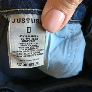 Just Us‎ Distressed Raw Hew Denim Jeans thumbnail 9