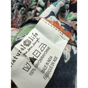 Natural Life Floral Wide Leg Sleeveless Cropped Jumpsuit Multicolor XL NEW thumbnail 7
