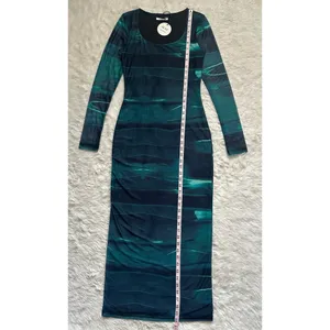REMI x REVOLVE Nicole Dress Long Sleeve Mesh Midi Side Slit Sz S NWT New thumbnail 11