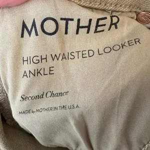 Mother High Waisted Looker Ankle Jeans Second Chance‎ Olive Khaki 24 thumbnail 5