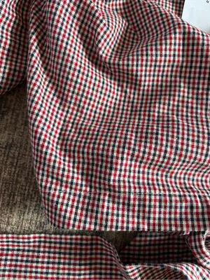 NWT En Saison Red Gingham Wrap Crop Top Size Small thumbnail 4