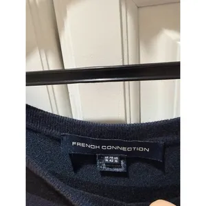 French Connection Black/Navy strip dress thumbnail 4