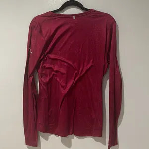Dri Fit Running Top Size XL Color Burgundy Red thumbnail 7