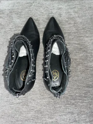 Ash Dangerous Studded Leather Ankle Booties Size 39 thumbnail 8