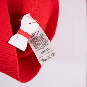 Wilfred Aritzia Nola Soft Ribbed Knit Off The Shoulder Sweater Red XS thumbnail 3
