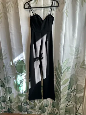 Abercrombie & Fitch Black Strapless Sweetheart Jumpsuit thumbnail 2