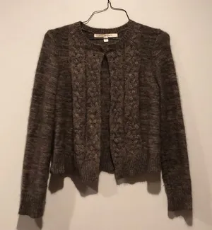 Max Studio Angora Blend Cardigan thumbnail 1