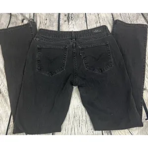 Levi’s Black-Denim Boot Leg Light Stretch Jeans Women's 29x32 (8) thumbnail 3