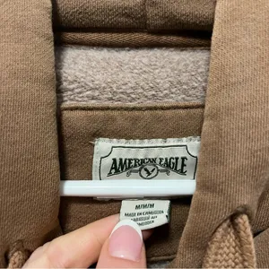 American Eagle Aerie Brown Sweatshirt Hoodie thumbnail 6