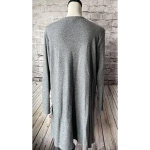 Pure Jill Gray‎ Long Sleeve Women’s Dress Pockets Cotton Size M thumbnail 3