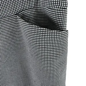 Anne Klein Black White Checkered Cropped Tapered Leg Ankle Fit Trousers‎ Size 8 thumbnail 4