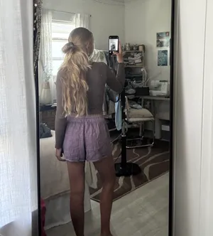 Washed Purple Shorts Size XS thumbnail 2