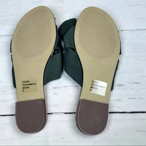 LOFT Women's Green Bow Style Sandals Sz 7 thumbnail 6