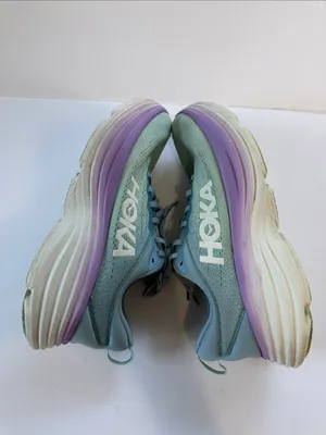 Hoka Women's Mint Green & Lavender Running Shoes thumbnail 7