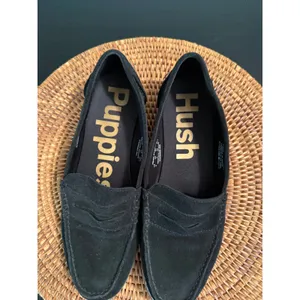 Hush Puppies Womens Black Suede Penny Loafers Bounce Comfort Shoes HW06683-001 9 thumbnail 5