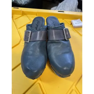 New Free People Culver City Clogs Size 38.5 US 8.5 Blue thumbnail 4