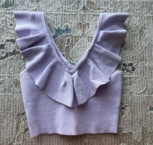 Express Ruffle Crop Top thumbnail 1